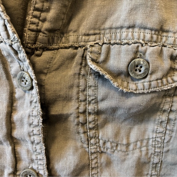 Tommy Bahama Two Palms Linen Raw-Edge Jacket - Picture 3 of 5